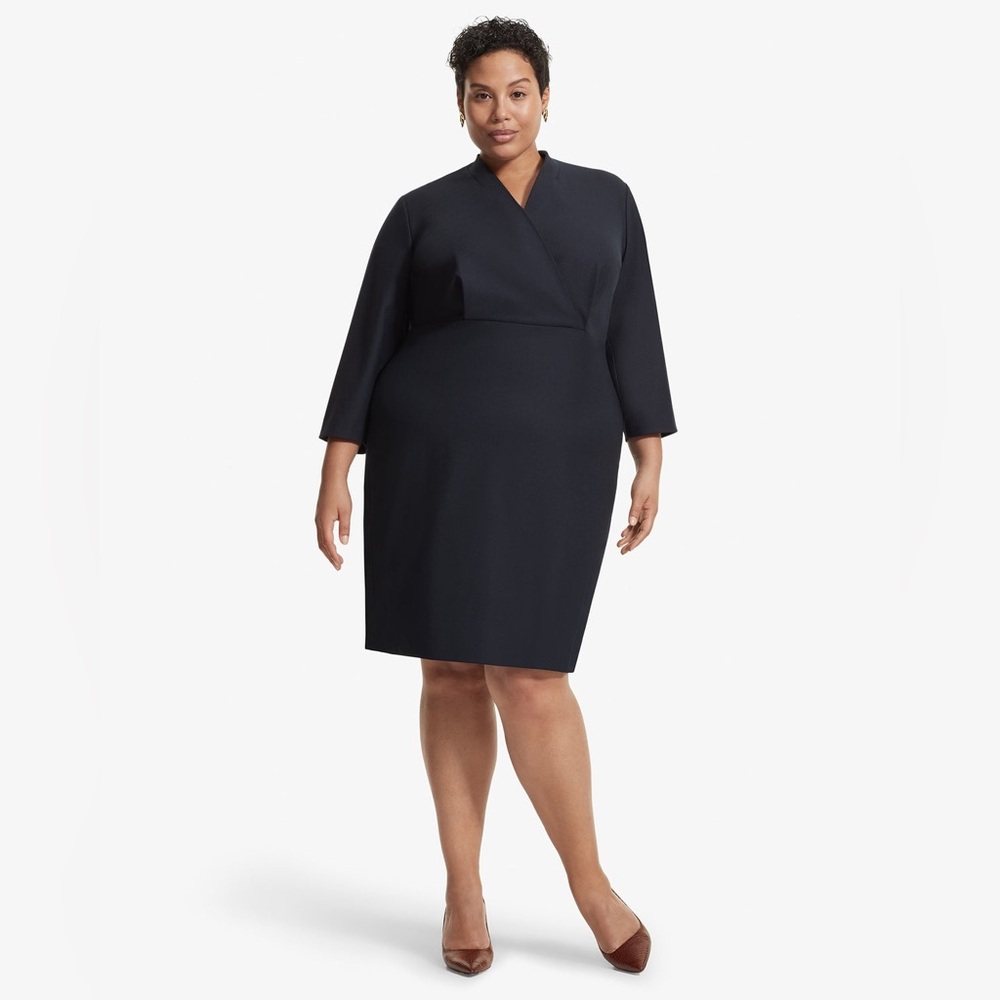 MM‎ LaFleur Niko Dress Sharkskin Ink +2 2X